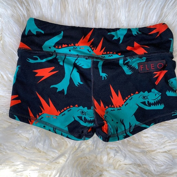 Dino Fleo shorts EUC (print was only made once)